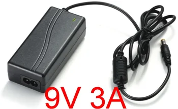 

20PCS High quality IC solutions AC 100V-240V DC 9V 3A Switch power supply, 27W LED adapter, DC 5.5*2.1-2.5mm +Free shipping