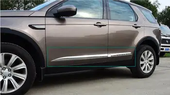 

ABS CHROME CAR SIDE DOOR BODY PROTECTOR MOLDING COVER TRIM 4pcs/Set FOR Land Rover Discovery Sport 2015 2016 2017 2018 2019