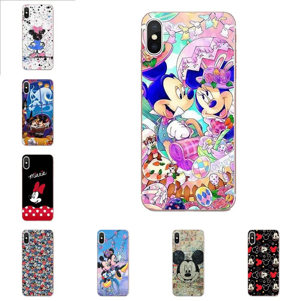

Cute Mickey Minnie TPU Cover Cases For Moto G G2 G3 G4 G5 HTC 530 626 628 630 816 820 One A9 M7 M8 M9 M10 E9 Plus U11
