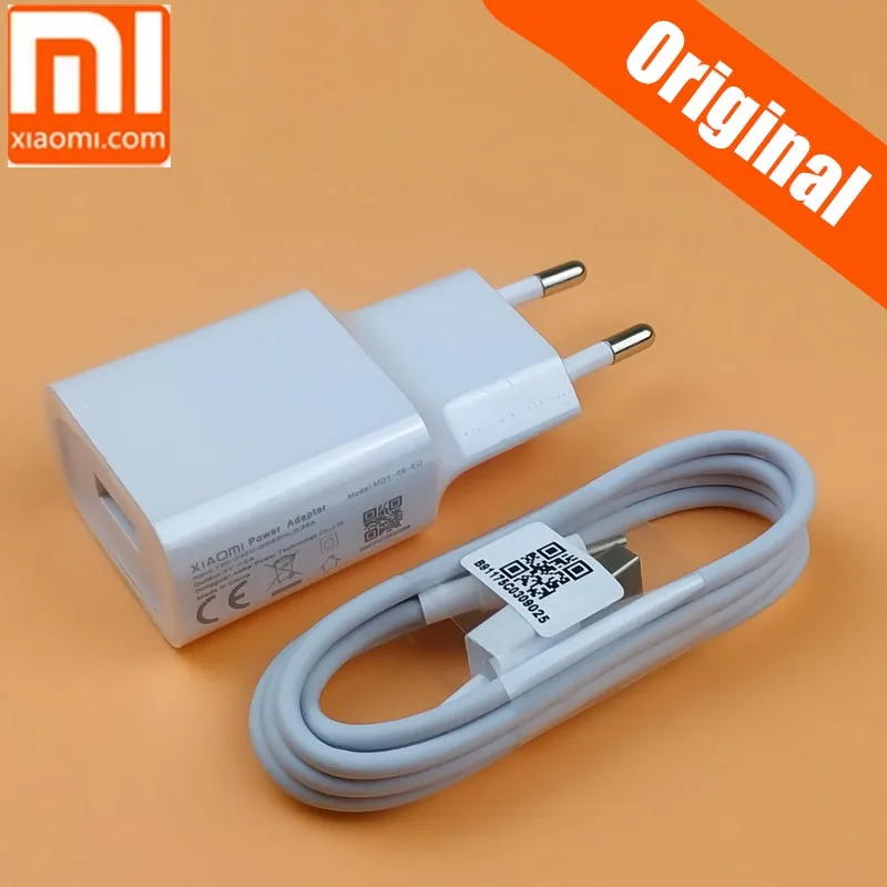 Original Xiaomi Mi A2 Lite Usb Charger 5V/2A EU Wall Power Adapter For Redmi 6 5 6a 5a 4a Note 5 Pro 3 6 4x S2 4 Micro Usb Cable Original Xiaomi Mi A2 Lite Usb Charger 5V/2A EU Wall Power Adapter For Redmi 6 5 6a 5a 4a Note 5 Pro 3 6 4x S2 4 Micro Usb Cable