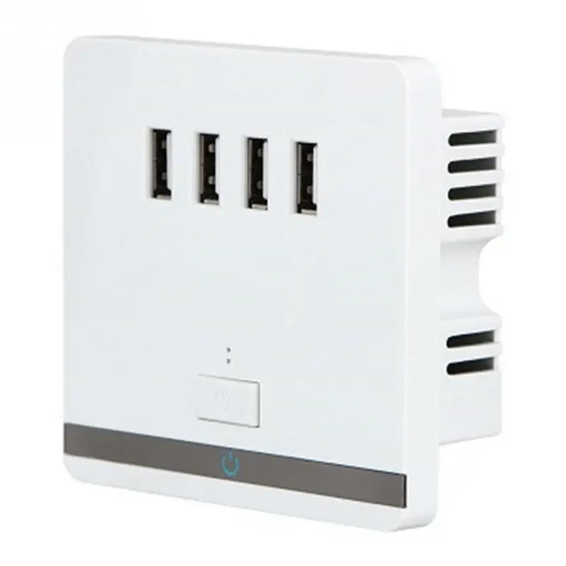 

220V to 5V Socket With Switch USB Led Port Wall Charger Outlet AC Power Receptacle Socket