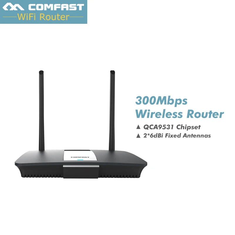 

300Mbps industrial Comfast CF-WR610N wireless wifi router with dual antenna QCA9531 chipset 4 RJ45 LAN 1 WAN