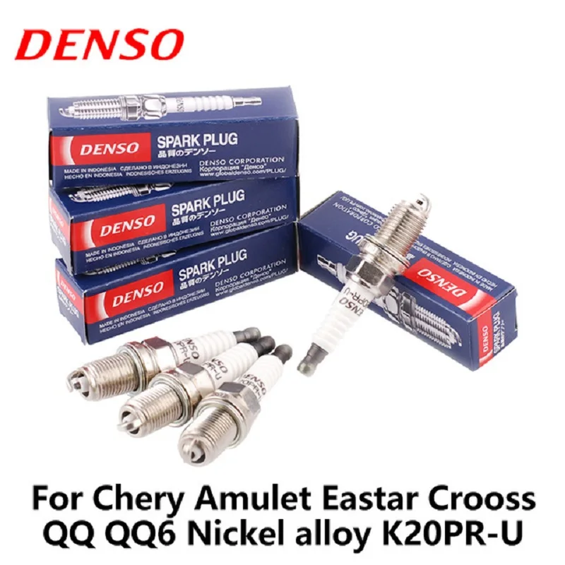 

4pieces/set DENSO Car Spark Plug For Mazda 2 1.25 1.3 1.4 1.6 Mazda 3 1.4 1.6 1.6MZR Demio 1.3 16V 1.5 16V Nickel alloy K20PR-U