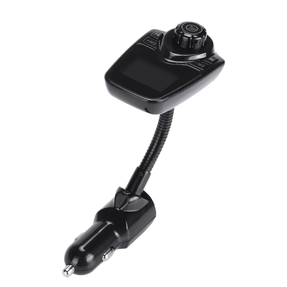 VEHEMO Bluetooth fm-передатчик аудио автомобиля mp3 плееры беспроводной в автомобиле FM модулятор музыка зарядное устройство Радио адаптер с ЖК-дисплей
