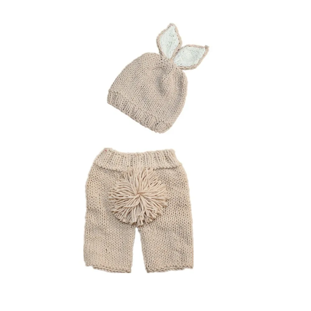 Puseky/милый наряд для фотосессии для новорожденных мальчиков и девочек, Бежевая шапочка+ штаны+ милая игрушка в форме моркови, комплекты для фотосессии