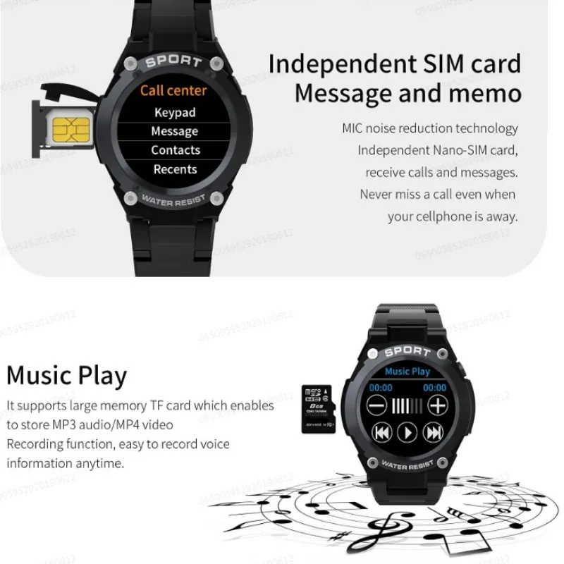  NO. 1 G9 13 Zoll GPS Bluetooth Smartwatch Outdoor Herz Rate Aufruf Mehrere Sport Modi IP67 Smart Uh