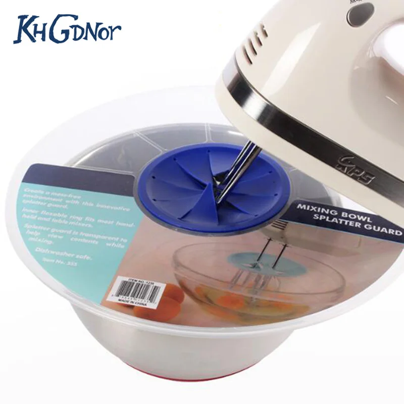 KHGDNOR Egg Bowl Whisks Screen Cover Anti Splash Bowl Guard Baking Egg