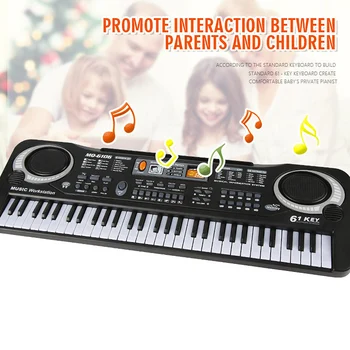 

61 Keys Piano keyboard E-Piano Kids Piano keyboard 61 Keys Microphone Entry-level