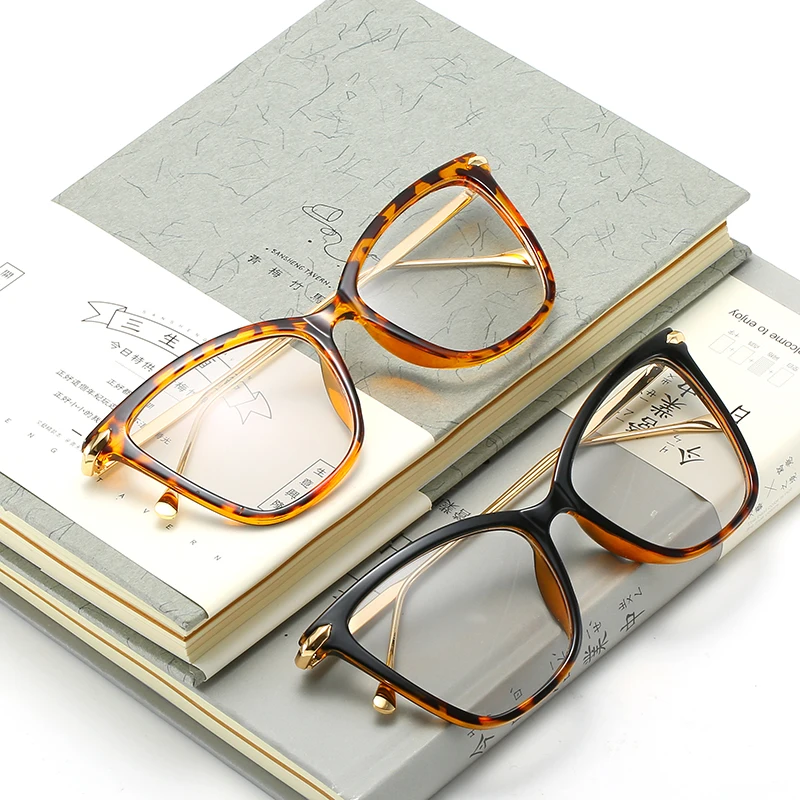 

Fashion Spetacles Transparent Frame Women's Glasses Brand Designer Cat's Eye Glasses Clear Lens Classic Eyeglasses Frames
