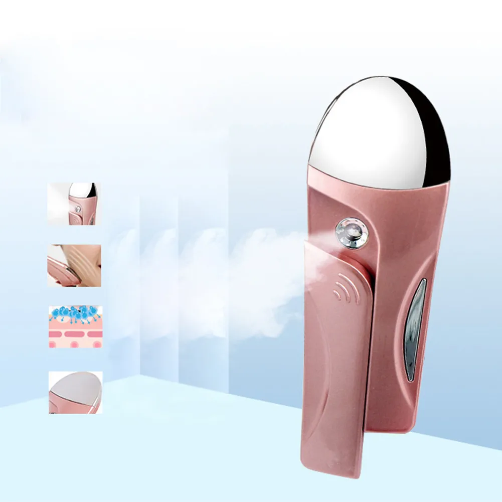 

Portable Handy Mist Sprayer Facial Body Nebulizer Steamer Face Skin Care Mini USB Nano Moisturizing Spray Beauty Instrument