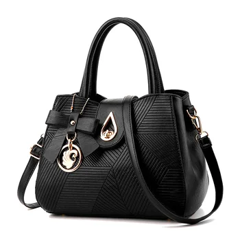 

Ladies Handbag 2019 New Middle-aged Female Mother Bag Ladies Wild Shoulder Bag Messenger Bag Sac A Main