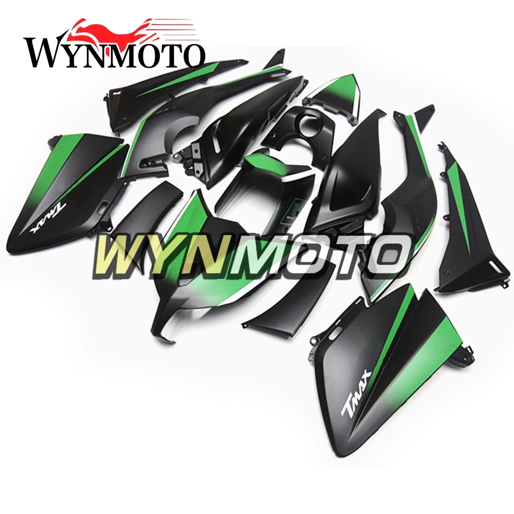Full ABS Injection Plastics Fairings For Yamaha T-MAX XP530 TMAX Year 2012 - 2014 12 13 14 Fairing Kit Cowlings Black Green | Автомобили и