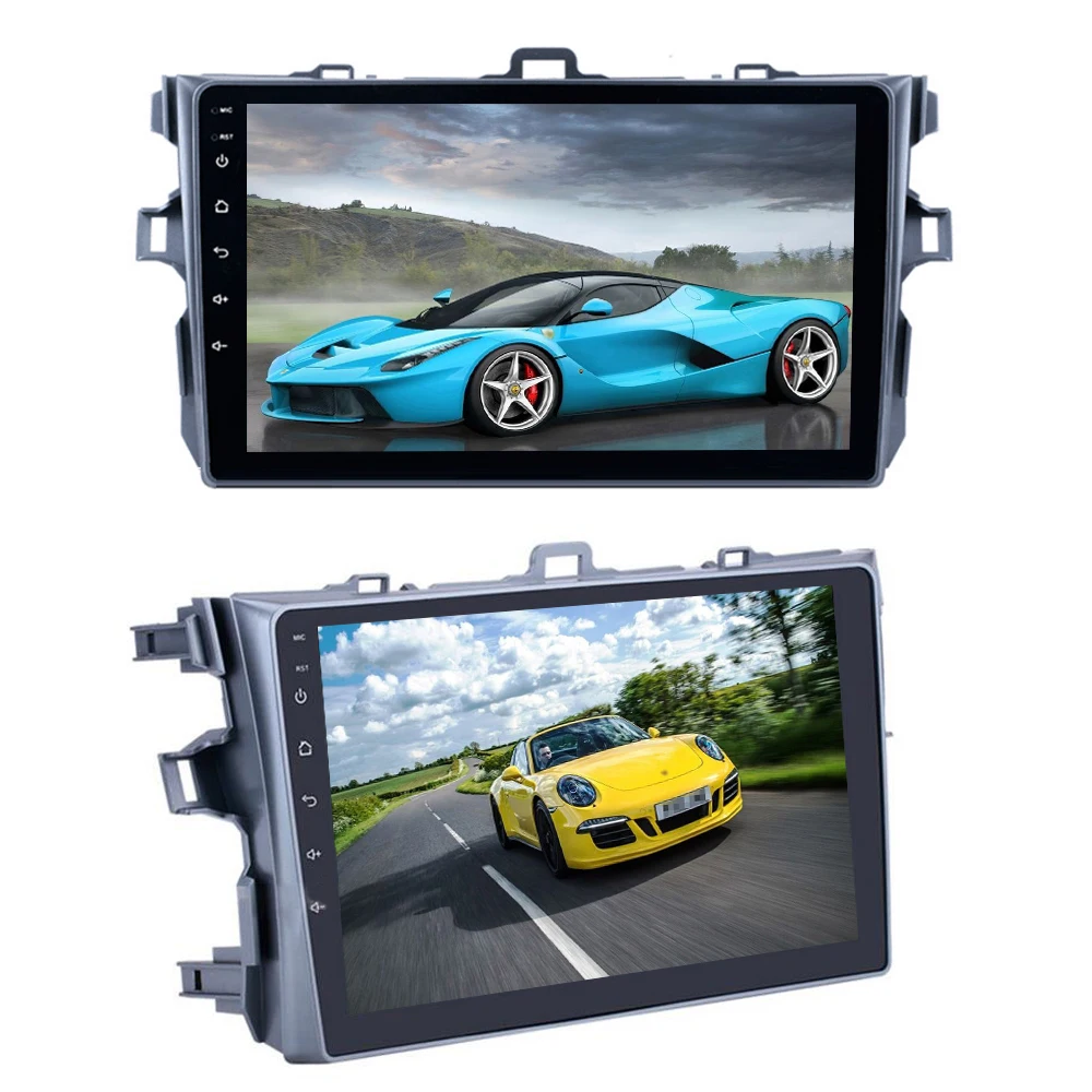 Clearance Sinosmart  2Din Android 8.1 IPS/QLED 2.5D screen car gps radio Multimedia player for Toyota Corolla/ Levin E140/150 2006-2016 1