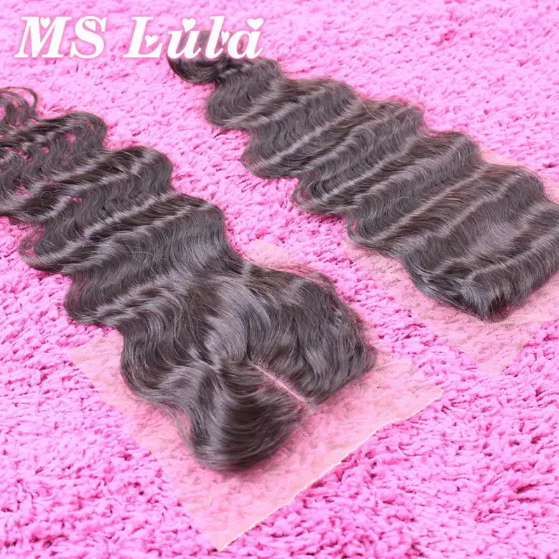

Cheap virgin Malaysian virgin Hair lace top closure 4X4 swiss lace size body wave Free shipping No tangle No shedding