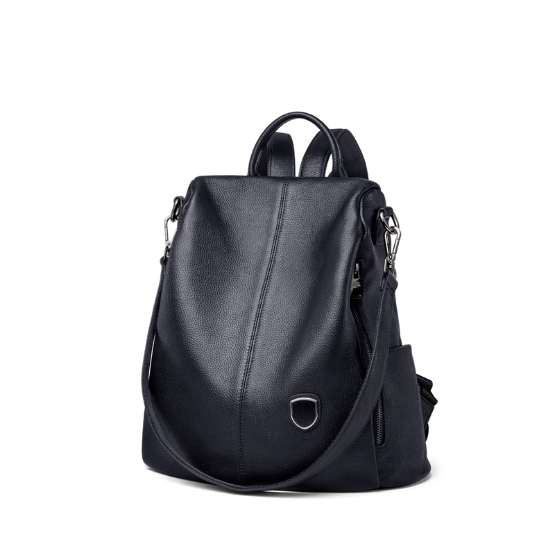 Рюкзак из коровьей кожи, сумки из натуральной кожи, женские рюкзаки, элегантная мягкая школьная сумка, сумки для путешествий, высокое качество, Bolsas# Z186 - Цвет: Small size