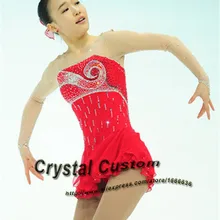 Детское платье для фигурного катания Модное Новое Брендовое платье Vogue для соревнования в фигурном катании для женщин DR3084