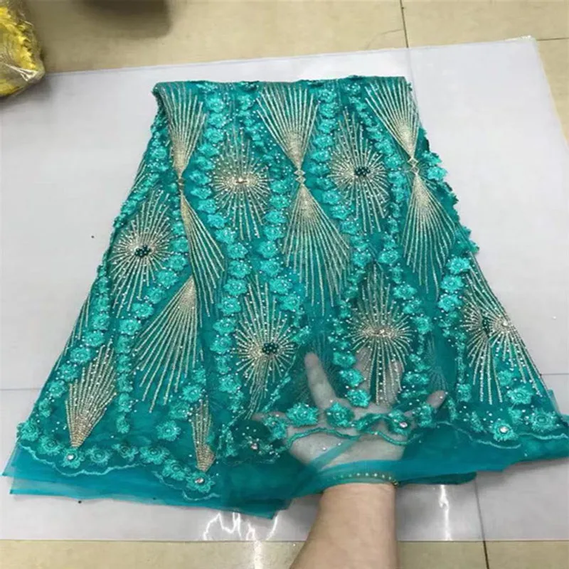French Net Lace Fabric 2019 Latest African With Embroidery Mesh Tulle High quality Nigerian | Дом и сад