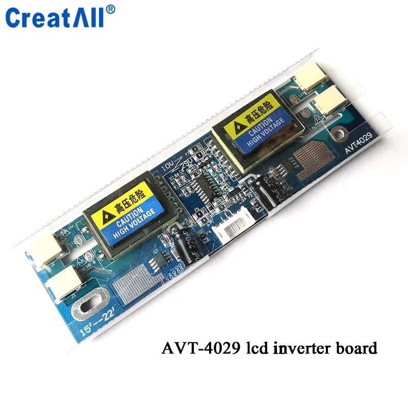 50 шт./лот Creatall Avt4029 новый ПК флуоресцентные лампы с холодным катодом для монитора 10 V-28 V 4 лампы Универсальный ЖК-инвертор