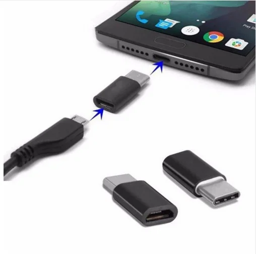 USB 3.1 نوع-C الذكور إلى المصغّر USB أنثى محول محول ل الذكية الهاتف المحمول التوصيل والتشغيل العالمي المحمولة