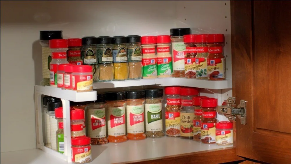 Spicy Spice Shelf Rack and Stackable Organizer