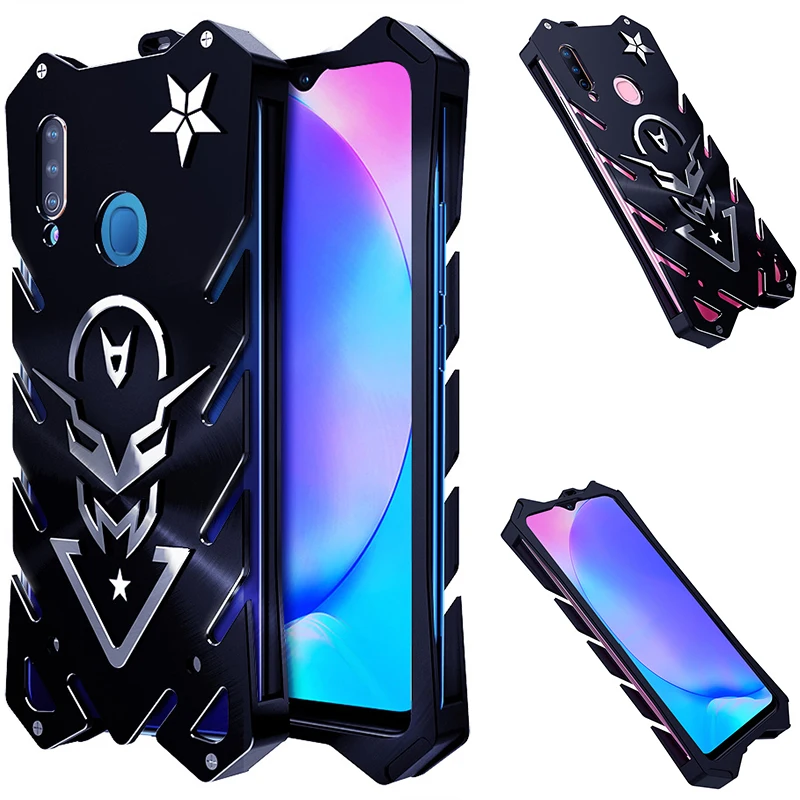 ДЛЯ Vivo Z5X чехол Zimon авиационный алюминиевый металлический прочная защита для Y3 Y17