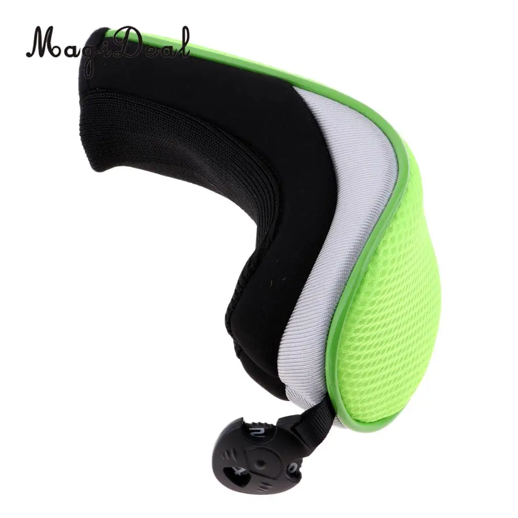 MagiDeal 7 Pieces Golf Hybrid UT Club Rescue Head Cover Headcover with Adjustable Number Tag Set - Durable & Portable