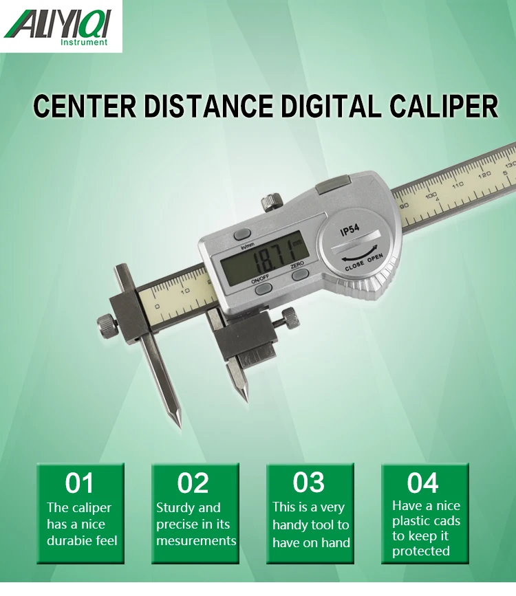 5-300 мм центральный Расстояние Цифровой штангенциркуль Верньер из нержавеющей стали высокой точности хорошего качества messschieber цифровой trammel линейка