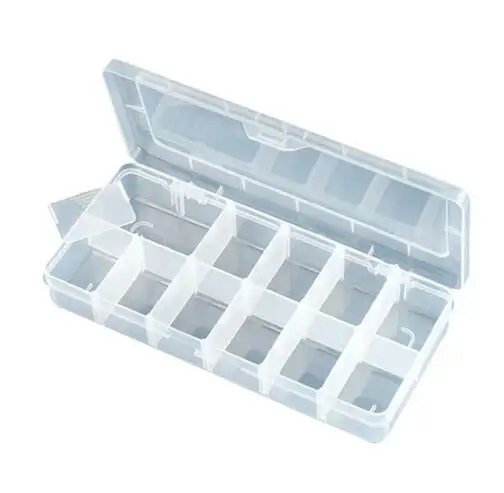 

12 Grids Component Storage Tool Box Electronic Component Activities Shatterproof Part Box Tool Box 203-132F