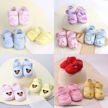 

38 Colors Spring Autumn Unisex Baby First Walkers Warm Cotton Soft Newborn Shoes Baby Girl Crib Shoes Toddler Footwear Booties