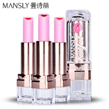 Бренд Mansly love shape Помада Макияж Водонепроницаемый 6 цветов губная помада Косметика для макияжа стойкий поцелуй вас labiales