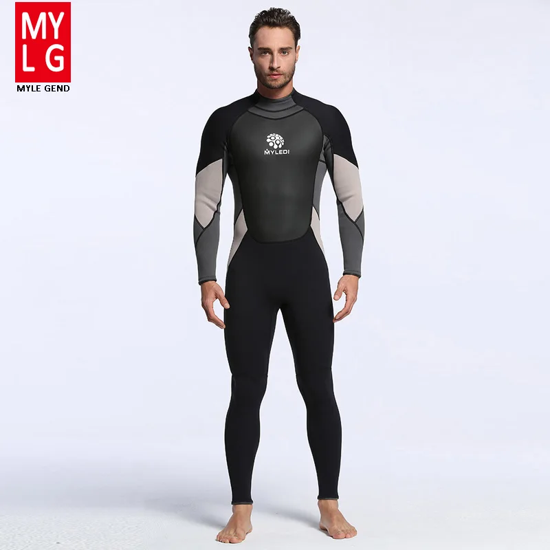 Mens Spearfishing Wetsuit 3MM Neoprene SCR Superelastic Diving Suit Waterproof Warm Professional Surfing Wetsuits Full Suit Mens Spearfishing Wetsuit 3MM Neoprene SCR Superelastic Diving Suit Waterproof Warm Professional Surfing Wetsuits Full Suit