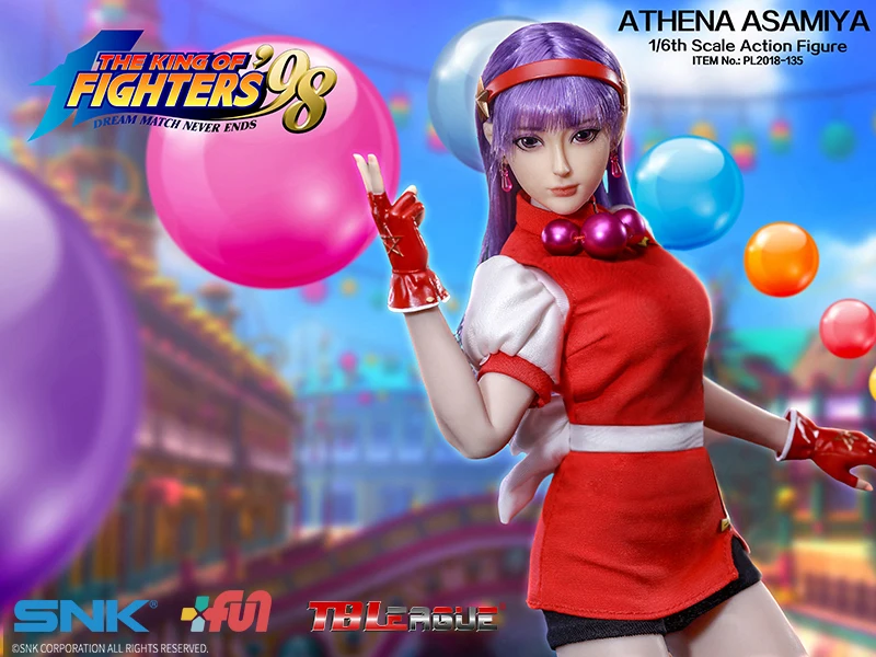 TBLeague PHICEN бесшовный Женский Корпус KOF 98 Athena Asamiya 1/6 фигура|Игровые фигурки и