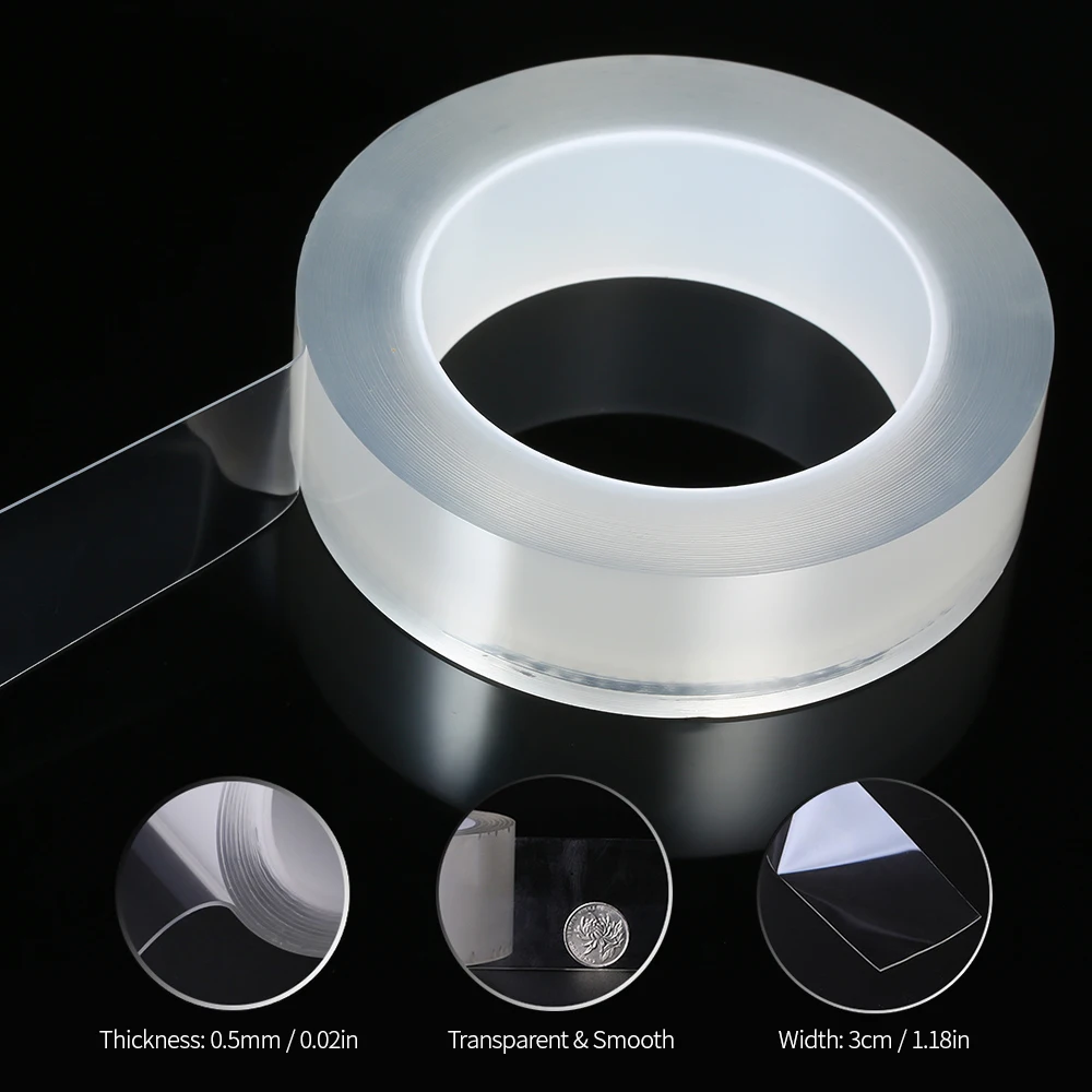 

Transparent Adhesive Tape PMMA Self Adhesive Waterproof Repair Tape for Bathroom Toilet Kitchen and Wall Mildew Sealing