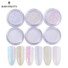 6 шт блеск для ногтей набор AB Цвет Блестки украшения хлопья Блестки для ногтей порошок для маникюра DIY пыль