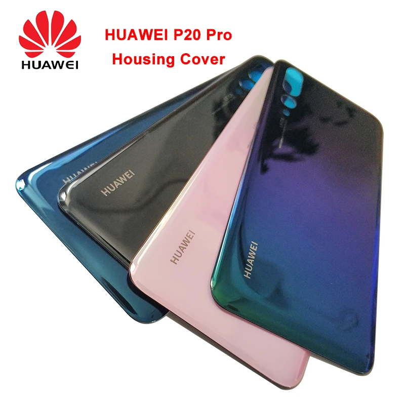 

Original HUAWEI P20 Pro Back Battery Cover 3D Glass Rear Door Housing Cover Case Replacement For Huawei p 20 pro Phone Cover