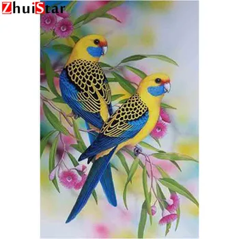 

Diamond painting 5D DIY diamond embroidery animal parrot cross stitch square diamond rhinestone home decoration mosaic craft ZWQ