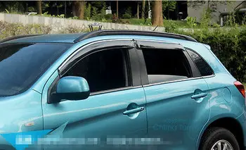 

Chrome window visor rain sun shade For Mitsubishi ASX/Outlander Sport 2013-2015