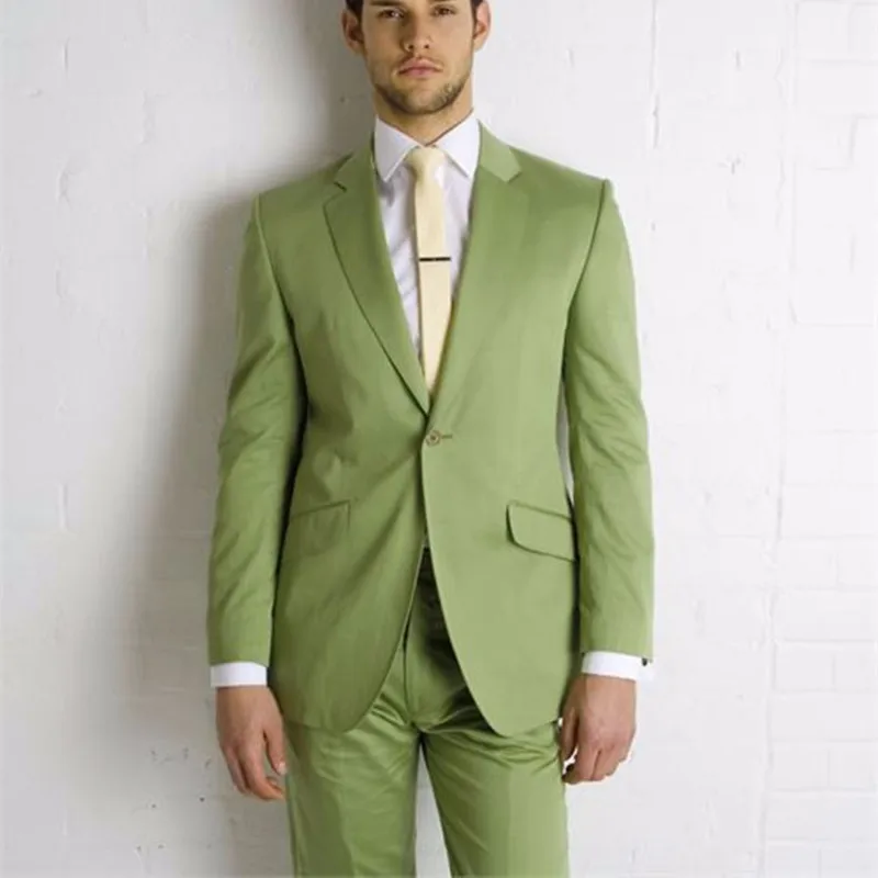 Nuevos Trajes De Hombre Padrinos De Boda Muesca Traje Con Solapa Hombre Novio Esmoquin Traje Verde Oliva Mejor Traje De Hombre Chaqueta Pantalones Corbata Mens Tuxedo Suits Tuxedo Suitbest Men Suits