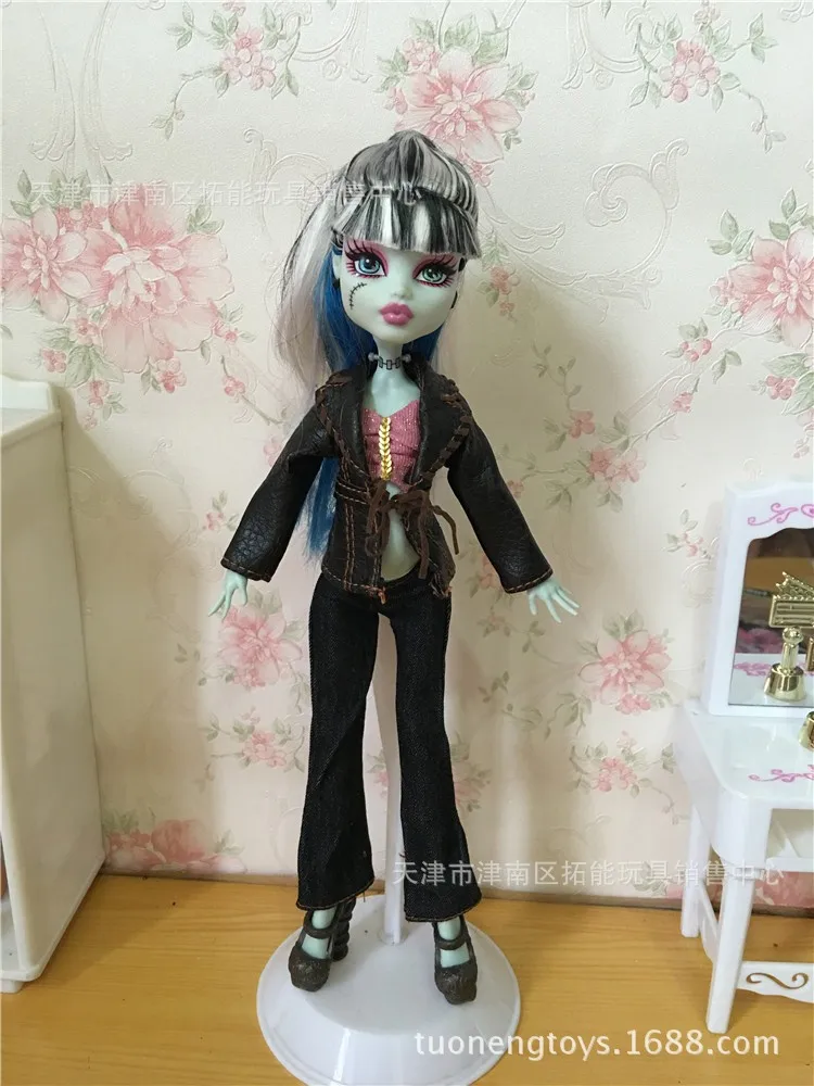 Модная детская кукла bjd, аксессуары, игрушки, подарок для девочек, Одежда для куклы, праздничное платье, повседневный костюм, для кукол Monster High, 1/6 113