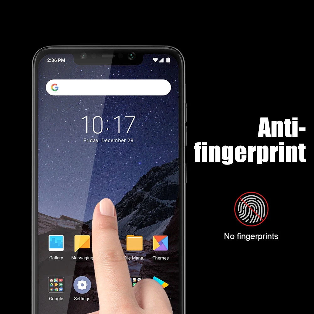 Закаленное стекло для Xiaomi Pocophone F1 пленка защита экрана полное покрытие Защитное