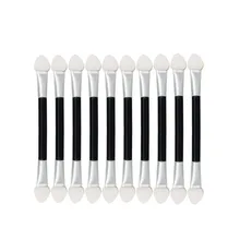High Quality 12Pcs Makeup Double-end Eye Shadow Eyeliner Brush Sponge Applicator Tool kits Eye Soft Beauty Makeup