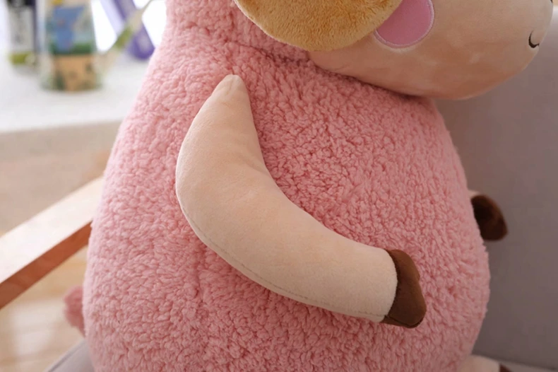 cute goat plush toy kawaii simulation animal sheep soft toy holding sleeping doll alpaca doll for children's gift 26inch 65cm DY50688 (18)