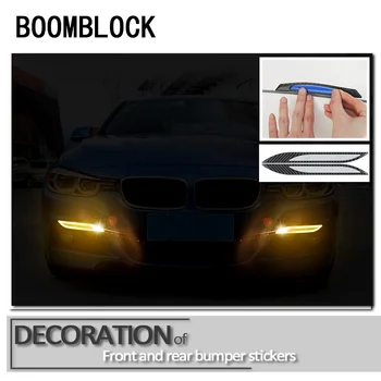 

Car-styling Front And Rear Bumper Reflective Warning Strip Decal Stickers for Mercedes Benz W211 Volvo XC90 Subaru Forester XV