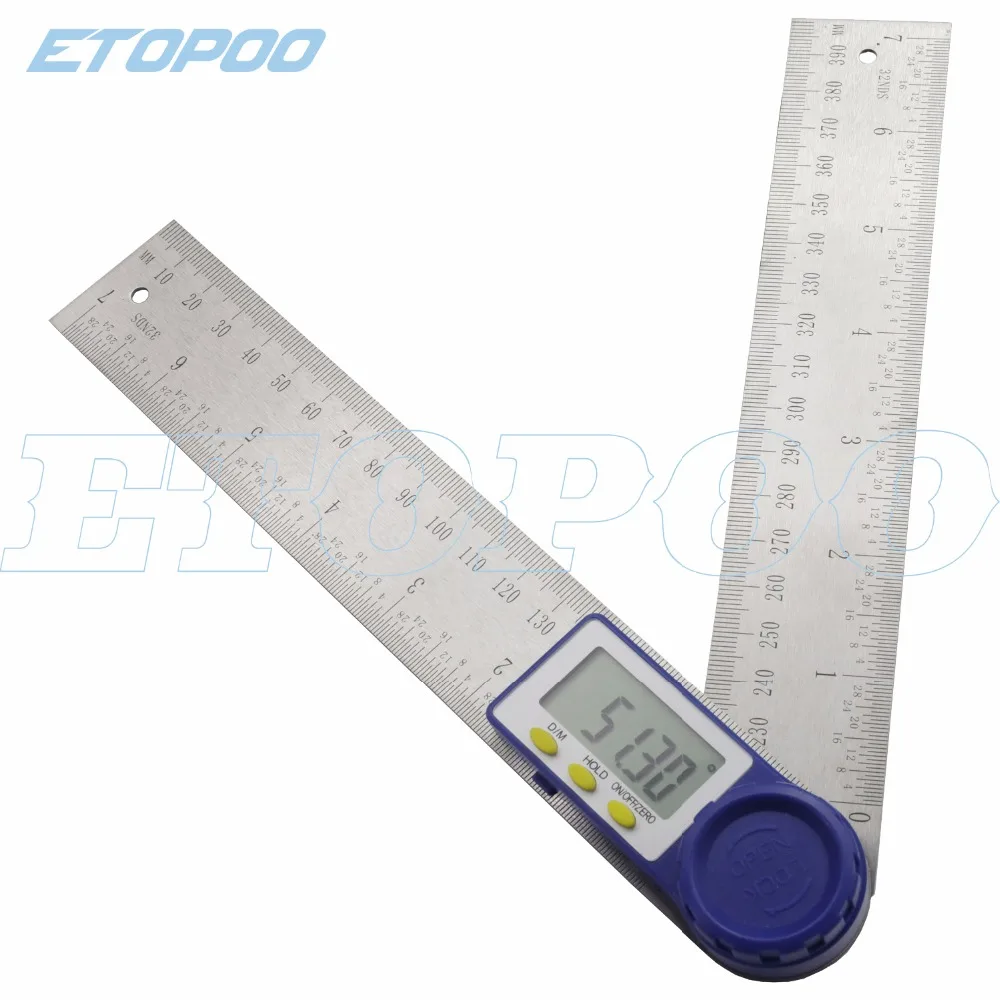 0-200 мм " цифровой измеритель угол уклономер, угловой цифровой Линейка электронный Гониометр угломер измерительный инструмент