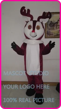 

mascot red nose deer moose mascot costume custom fancy costume anime cosplay kits mascotte fancy dress carnival costume