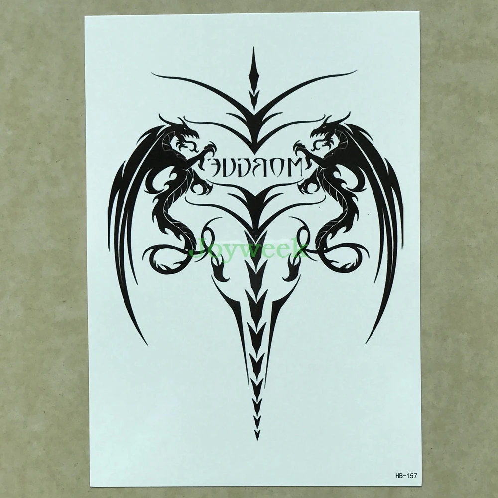 Waterproof Temporary Tattoo Sticker large dragon tatto stickers flash