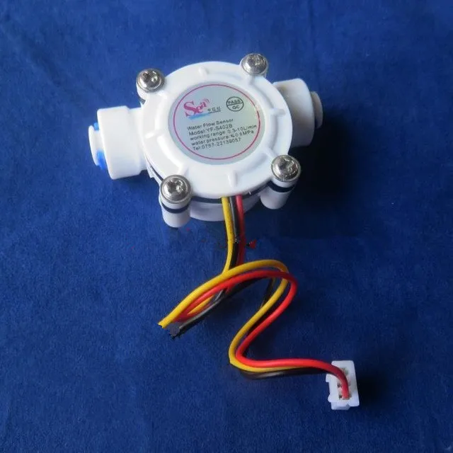 2 шт Высокая точность DN6 G1/4 PE счетчик воды Датчик потока счетчик индикатор расходомер дозатор 0,3-10L/мин