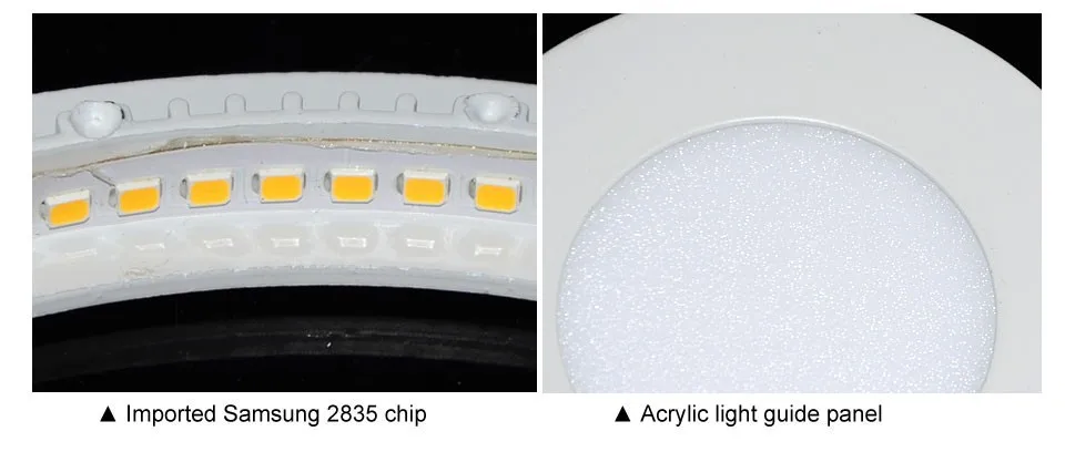 Ультра тонкий SMD2835 светодиодный панельный светильник 3 Вт/6 Вт/9 Вт/12 Вт/15 Вт/18 Вт светодиодный встраиваемый светильник AC110V 127 в 220 в 240 В лампа высокой яркости