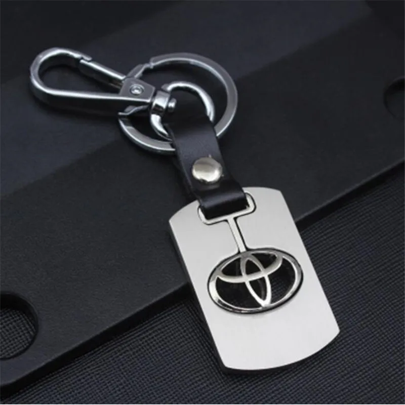 2018 Car Logo Keychain Hollow Silver Plated Genuine
