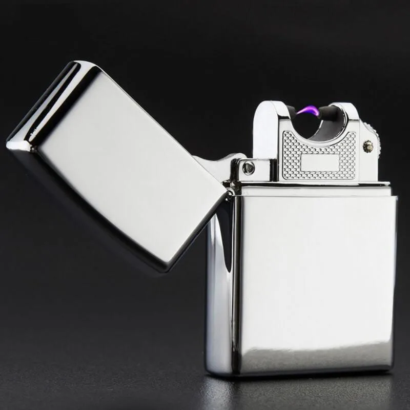 USB Зажигалка Электронная зажигалка импульсная дуговая Одиночная ветрозащитная